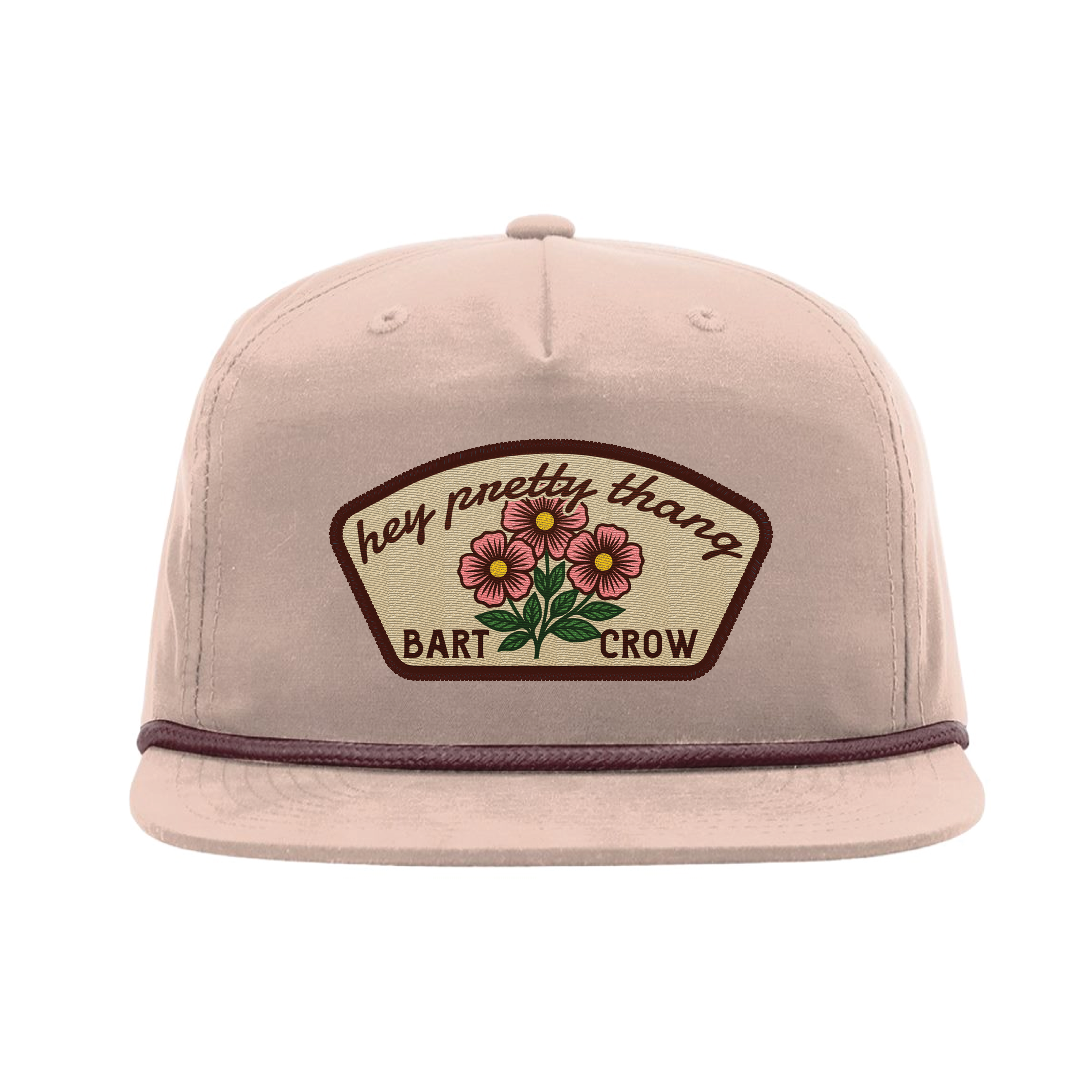 Bart Crow Flower Patch Rope Cap