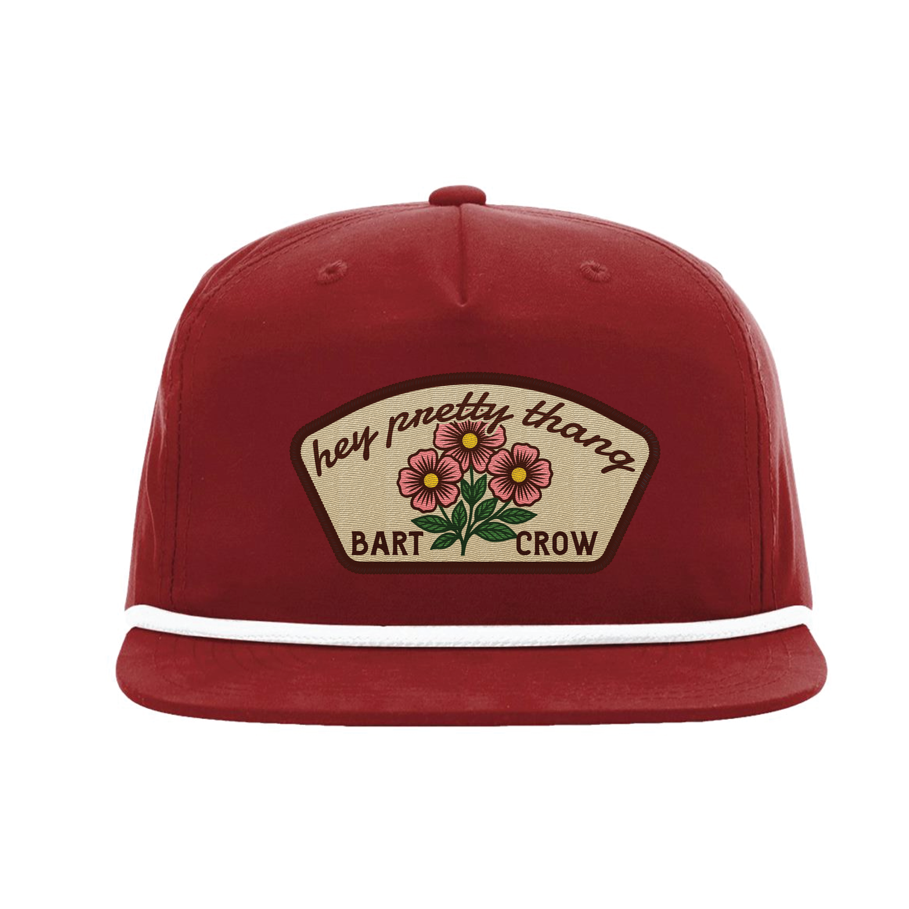 Bart Crow Flower Patch Rope Cap