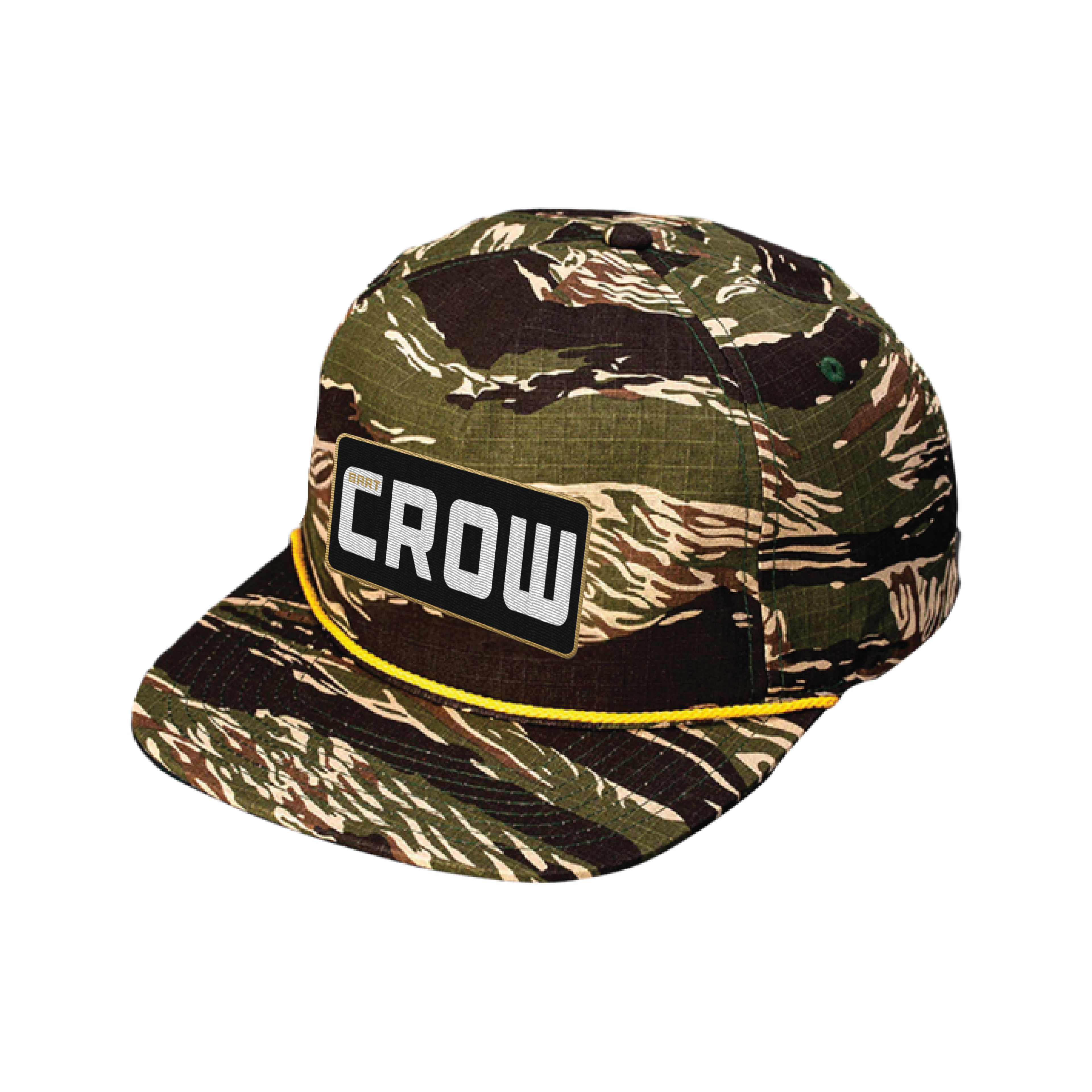 CROW Patch Custom Camo Rope Hat